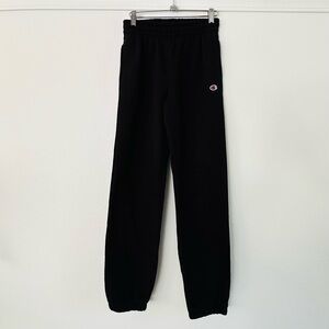 CHAMPION Women’s Black Joggers with Logo